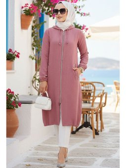 Fermuarlı Gül Kurusu Kap 70792gk