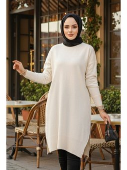 Krem Kazak Tunik 17203kr