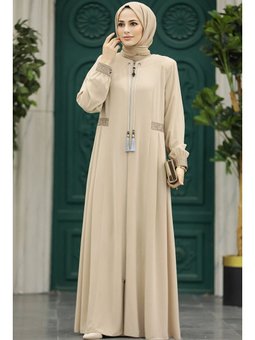 Pile Detaylı Bej Ferace 45271bej