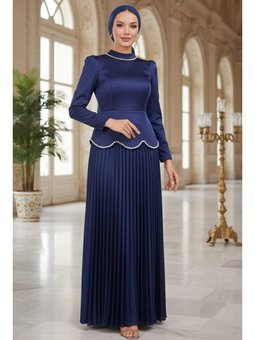 Saten Koyu İndigo Mavisi 5462kım