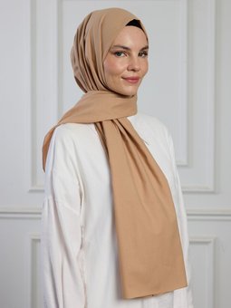 Pure Pamuk Latte Şal