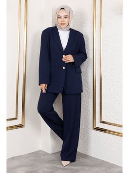 Dore Blazer Lacivert Takım