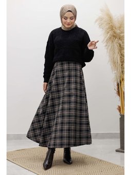 Ekose Acı Kahve Etek