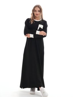 Beyaz Spor İkiiplik Cep Detaylı Elbise