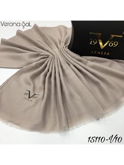 Düz Dokuma Verona Seri Askısı İle Birlikte 80x190 Cm Bej Şal