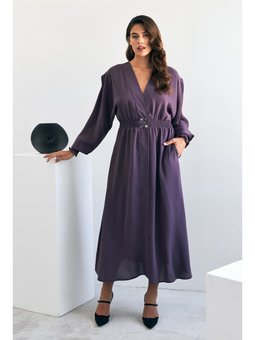 Laura Beli Büzgülü Leylak Kap