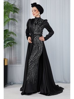 Sıyah Abiye Elbise