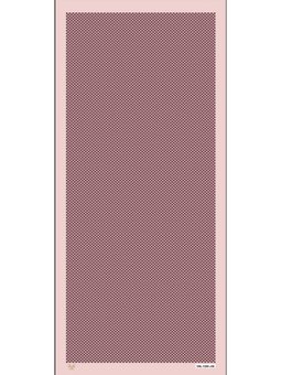 Geometrik Desen Pavia Seri Askısı İle Birlikte 90x200 Cm Pudra Şal