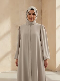 Bej Medine İpeği Şal