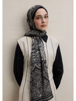 Emerald Desen Siyah Şal