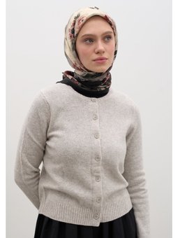 Marıelle Desen Pamuklu Viskon Siyah Eşarp