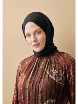 Pamuk Crash Siyah Şal