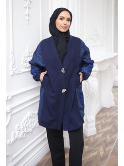 Lacivert Garnili Hırka