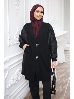 Siyah Garnili Hırka