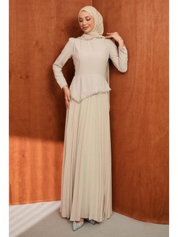 Taş Detaylı Tasarım Abiye Elbise