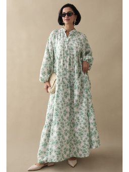 Frezya Yeşil Mango Elbise