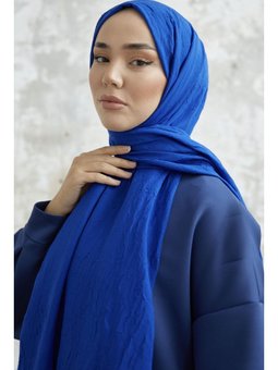 Levi Bambu Kraş Saks Mavisi Şal