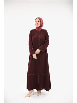 Alin Taşlı Ferace Bordo