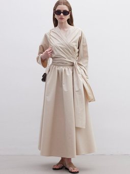 Volanlı Premıum Camel Etek