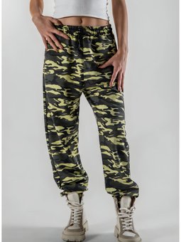 Renkli Kamuflaj Jogger Dijital Baskı Pantolon