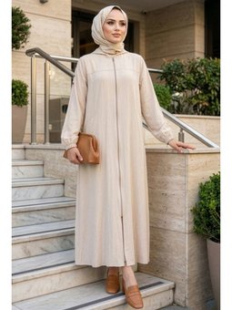 Fermuarlı Bej Kap 53931bej