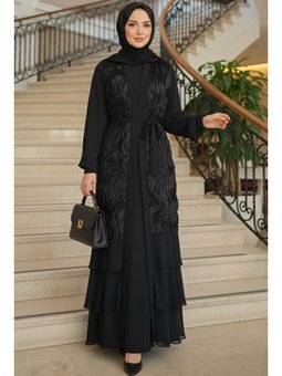 Fırfır Detaylı Siyah 48161s