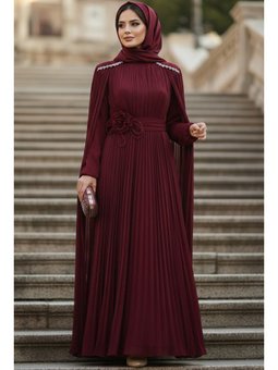 Pelerin Detaylı Bordo 54331br