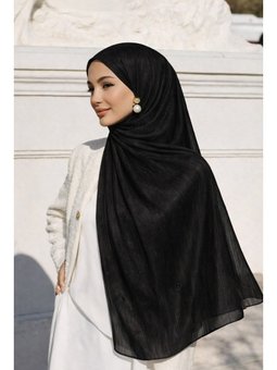 Yoryo İpek Abiye Siyah Şal