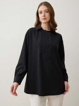 Bluz / Exclusive Gömlek Siyah