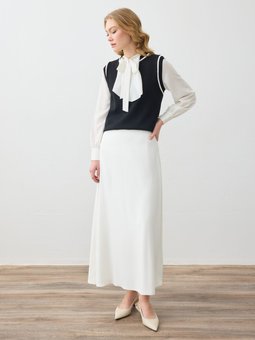 Klasik Exclusive Etek Ekru