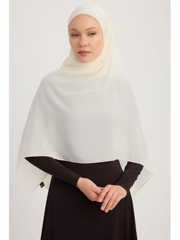 Büyük Şifon Bej Eşarp