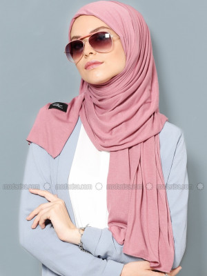 Jersey Penye Gül Kurusu Şal