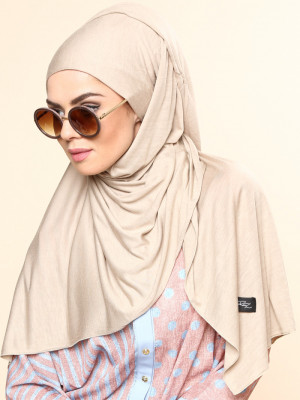 Jersey Penye Bej Şal