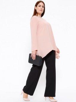 Beli Lastikli Siyah Pantolon