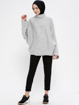 Beli Lastikli Siyah Pantolon