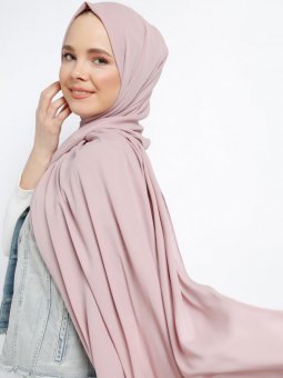 Krep Soft Gül Şal