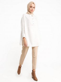 Beli Lastikli Taş Pantolon