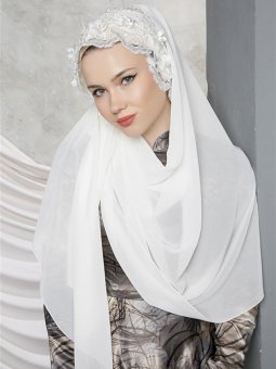 3 Boyutlu Beyaz Şal
