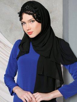 Üç boyutlu Siyah Şal