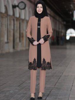 Tunik&Pantolon Sema İkili Camel Takım