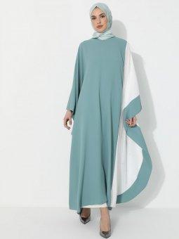 İnci Detaylı Nefti Ekru Ferace