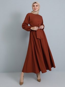 Beli Lastikli Kiremit Elbise