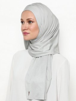 Penye Açık Gri Şal