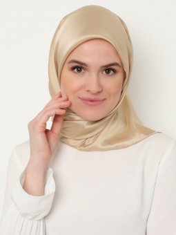 Kristal Açık Gold Eşarp