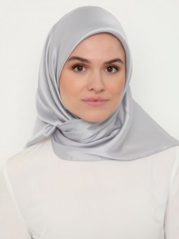 Kristal Açık Gri Eşarp