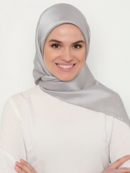 Kristal Gümüş Eşarp