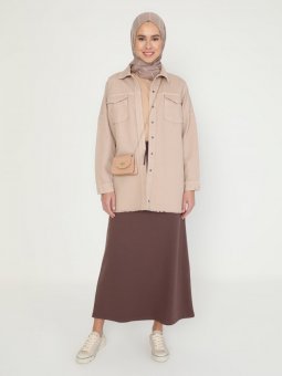 Cepli Spor Kahve Etek