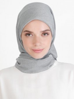 Pano Pamuk Gümüş Eşarp