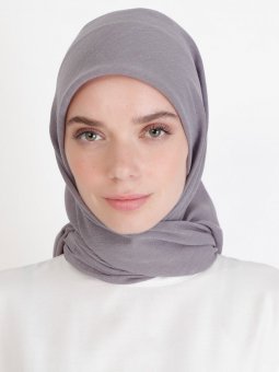 Pano Pamuk Leylak Eşarp