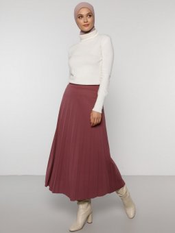 Piliseli Gül Kurusu Etek